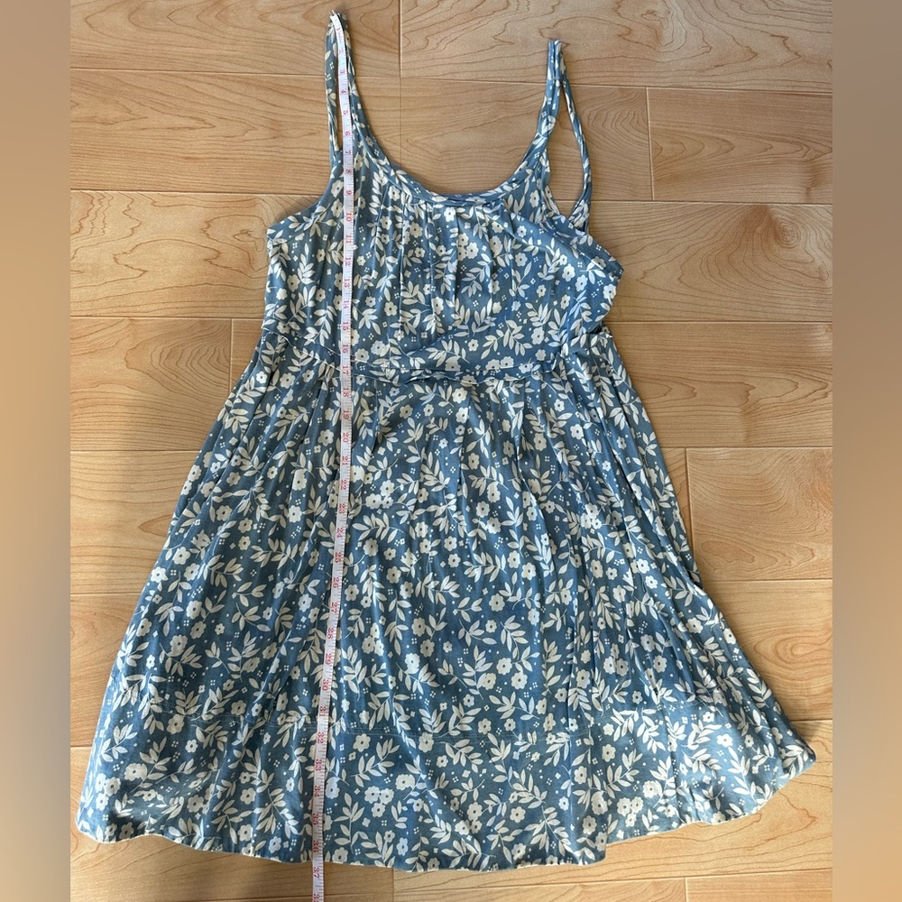 Marc Jacobs vintage blue and white floral sleeveless dress fits like small - Picture 7 of 8